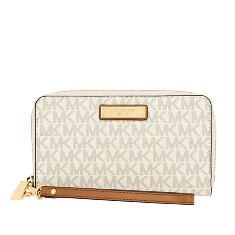 michael kors camel wallet|Michael Kors white wallet small.